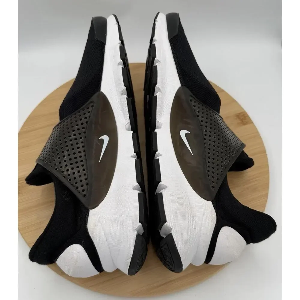 Nike Sock Dart Men’s Size 12 Running Sneakers Shoes Black White 819686-005